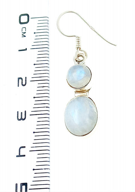 Cercei Argint cu Piatra Lunii