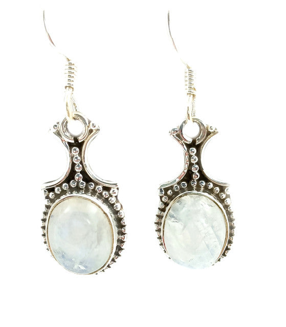 Cercei Argint cu Piatra Lunii