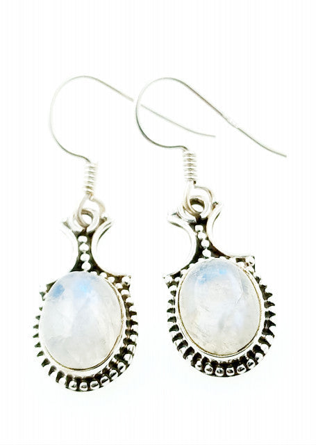 Cercei Argint cu Piatra Lunii