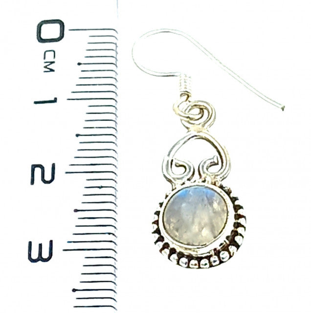 Cercei Argint cu Piatra Lunii