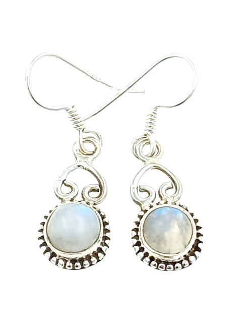 Cercei Argint cu Piatra Lunii