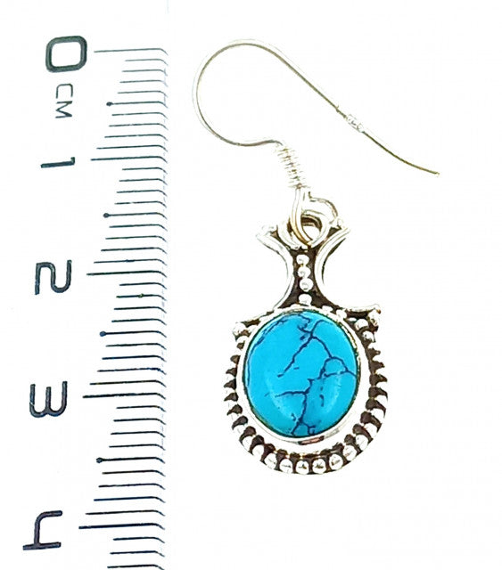 Cercei Argint cu Turcoaz