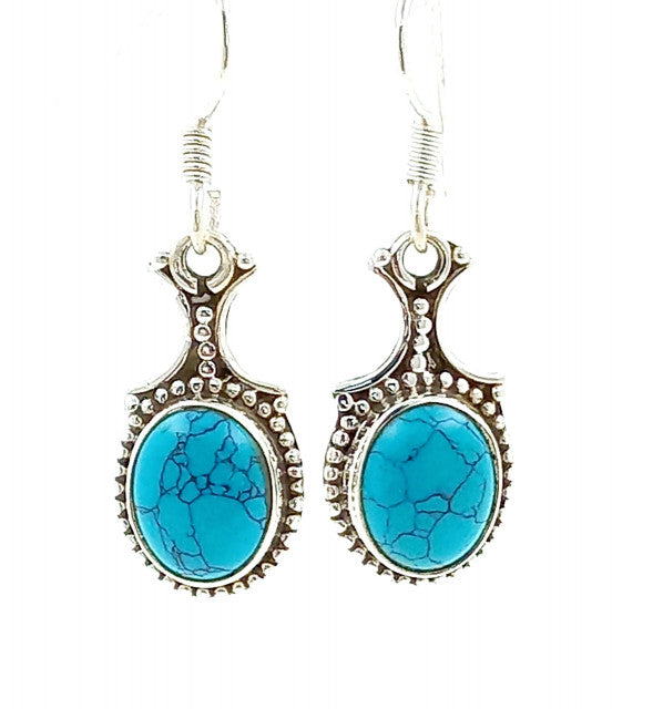 Cercei Argint cu Turcoaz