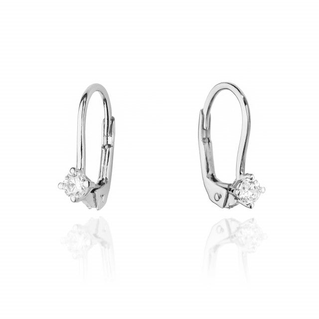 Cercei Aur 14K cu Diamante Naturale 0.20 ct