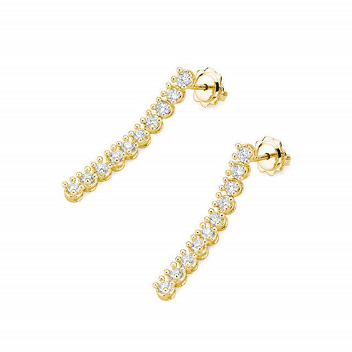 Cercei Aur 14K cu Diamante Naturale 0.80 ct