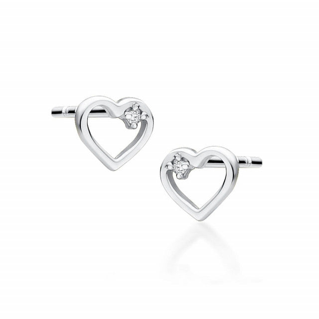 Cercei Aur 14k cu Diamante Naturale Naturale 0.01 ct