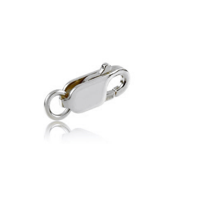 Inchizatoare lobster Argint 925, dimensiune 11.6mm x 4.3mm, cu za 1mm x 4.2mm - 1 buc