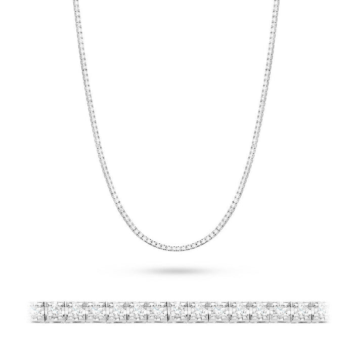 Colier Aur 14K cu Diamante Naturale 3.38 ct