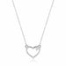 Colier Inima Aur 14K cu Diamante Naturale 0.005 ct