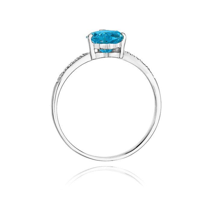 Inel Aur 14K cu Topaz 1.20 ct