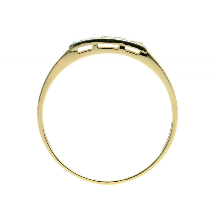 Inel Aur 8K cu Zirconii - Eleganță Strălucitoare