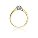 Inel Aur 14K cu Diamant Natural 0.15 ct