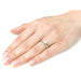 Inel Aur 8K Elegant Cu Zirconii - Design Rafinat