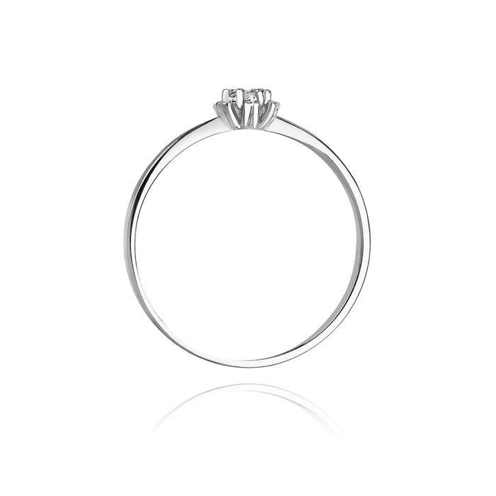 Inel Aur 14K cu Diamant Natural 0.10 ct