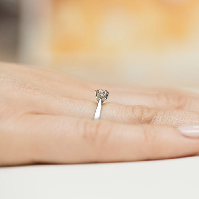 Inel Aur 14K cu Diamant Natural 0.05 ct