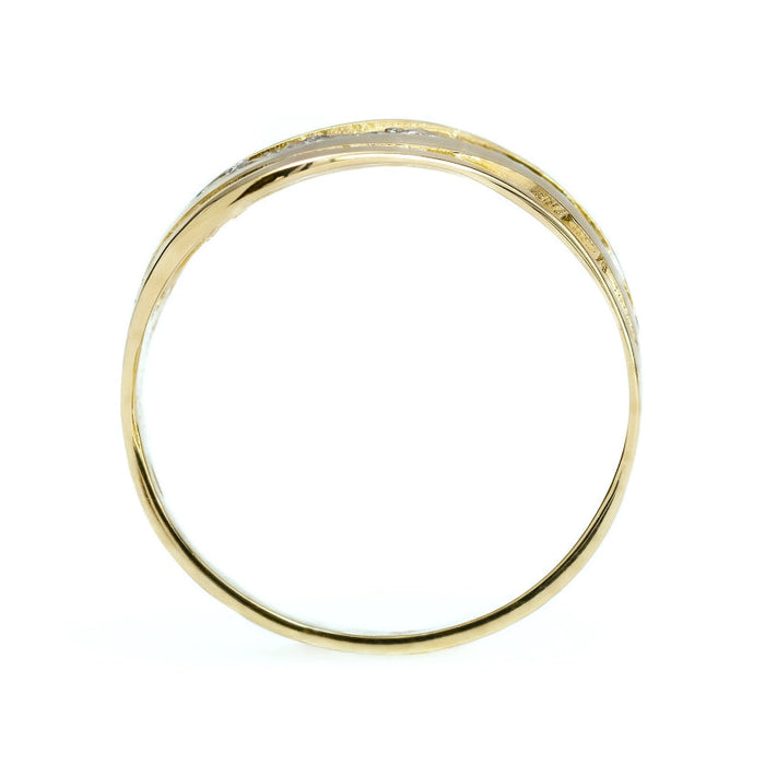 Inel Aur 8K cu Zirconii - Model Val