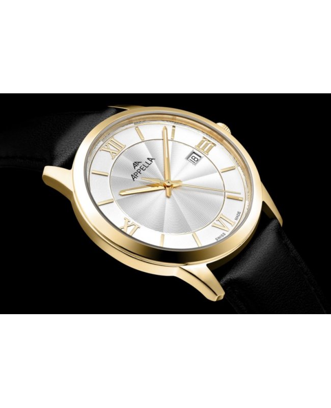 Ceas Appella, L12005.1263Q, 41 mm, gold