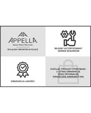 Ceas Appella, L12005.1161Q, 41 mm, silver - gold