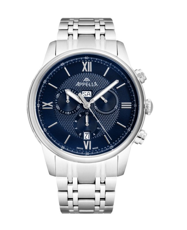 Ceas Appella, L70006.5165CH, 43 mm, silver