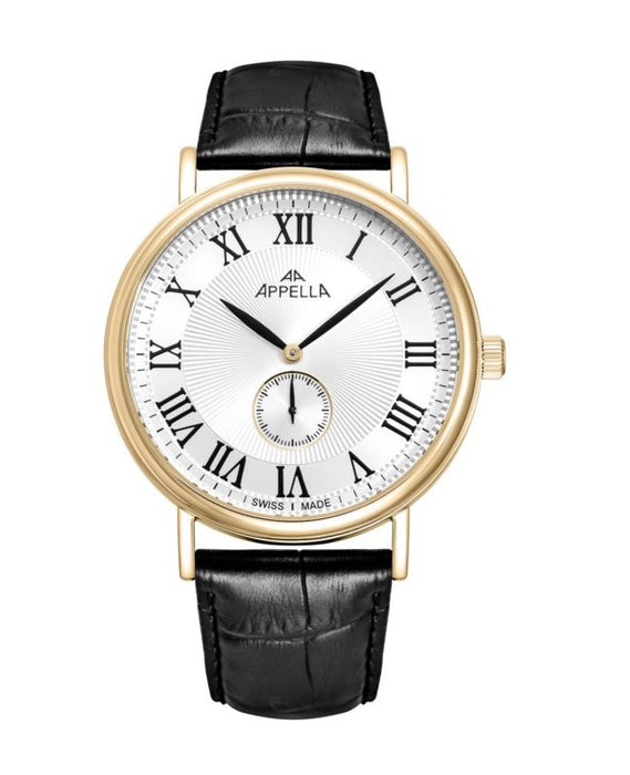 Ceas Appella, L70005.1233Q, 42 mm, gold