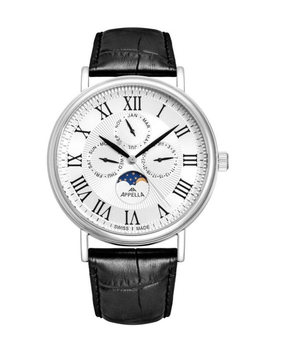 Ceas Appella, L70004.5233QF, 43 mm, silver