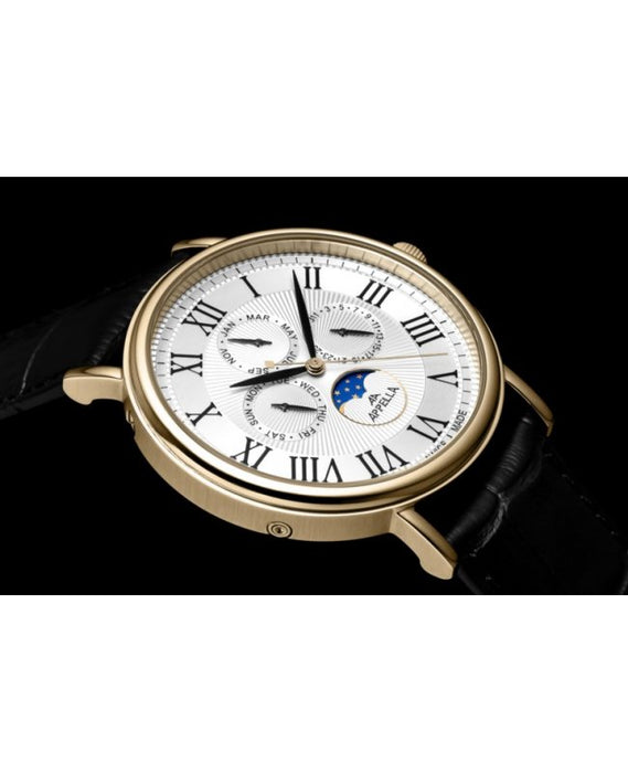 Ceas Appella, L70004.1233QF, 43 mm, gold