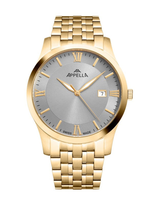 Ceas Appella, L12004.1167Q, 42 mm, gold
