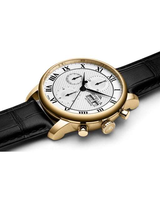 Ceas Appella, L70010.1233ACH, 42,5 mm, gold, capac spate cu sticlă de safir antireflex