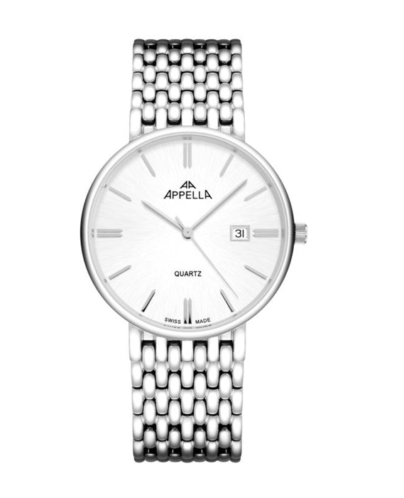 Ceas Appella, L12007.5113Q, 37,5 mm, silver