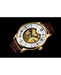 Ceas Appella, L90.1B63SM, 41 mm, gold, capac spate cu sticlă de safir antireflex