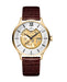 Ceas Appella, L90.1B63SM, 41 mm, gold, capac spate cu sticlă de safir antireflex