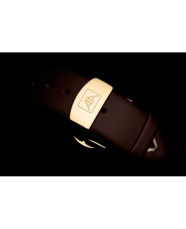 Ceas Appella, L90.1211M, 41 mm, gold, capac spate cu sticlă de safir