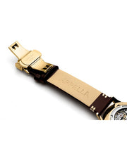 Ceas Appella, L90.1213M, 41 mm, gold, capac spate cu sticlă de safir