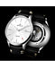 Ceas Appella, L90.5213M, 41 mm, silver, capac spate cu sticlă de safir