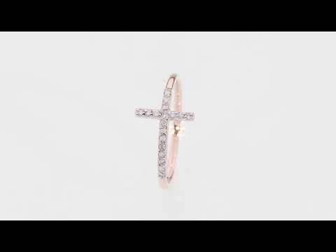 Inel Aur 14K W0636 Diamante 0.09ct Video