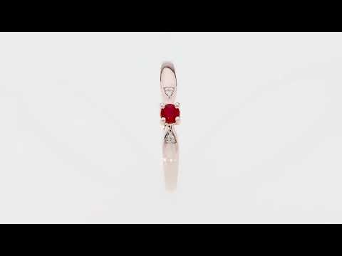 Inel Aur 14K W0469 Rubin 0.15ct Video