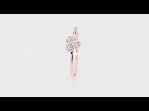 Inel Aur 14K W0641 Diamante 0.10ct Video