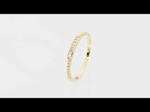Inel Aur 14K W0606 Diamante 0.04ct Video