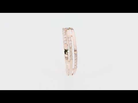 Inel Aur 14K W0612 Diamante 0.15ct Video