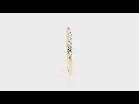 Inel Aur 14K W0638 Diamante 0.04ct Video