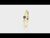 Inel Aur 14K W0620 Diamant Negru 0.12ct Video