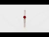 Inel Aur 14K W0459 Rubiniu 0.15ct Video