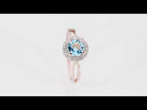 Inel Aur 14K W538 Topaz 0.80ct Video