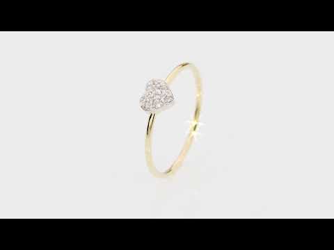 Inel Aur 14K W0641 Diamante 0.10ct Video