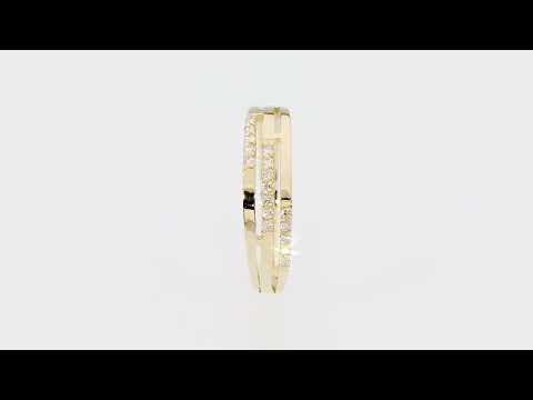 Inel Aur 14K W0612 Diamante 0.15ct Video
