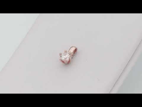 Pandantiv Aur 14K Z0222 Diamant 0.15ct Video