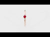 Inel Aur 14K W0464 Rubin 0.15ct Video