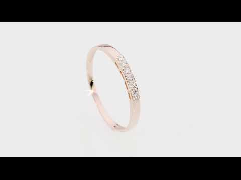 Inel Aur 14K W0619 Diamante 0.10ct Video