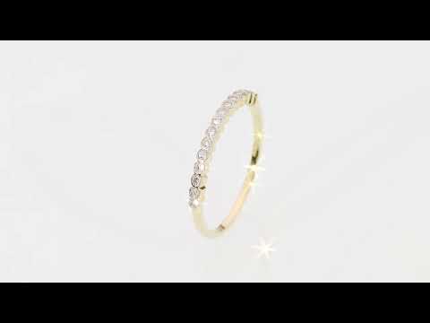 Inel Aur 14K W0635 Diamante 0.08ct Video