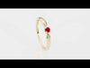 Inel Aur 14K W0469 Rubin 0.15ct Video